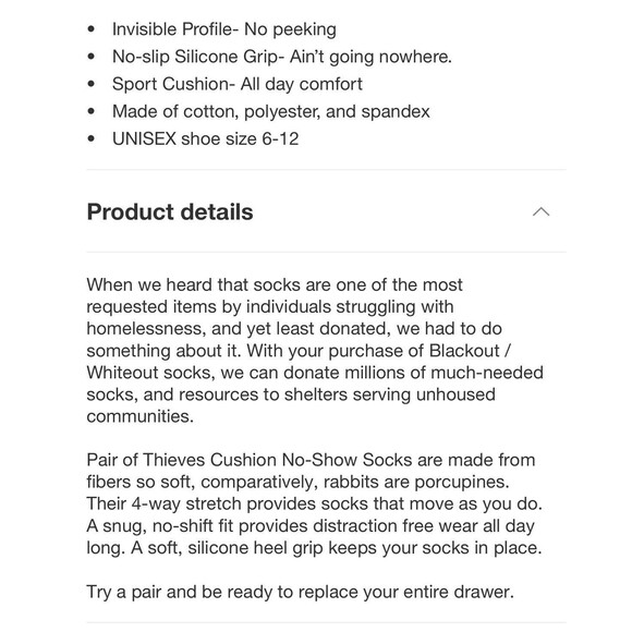 Pair of Thieves  Liner Socks  Unisex  3 Pack - Picture 8 of 10